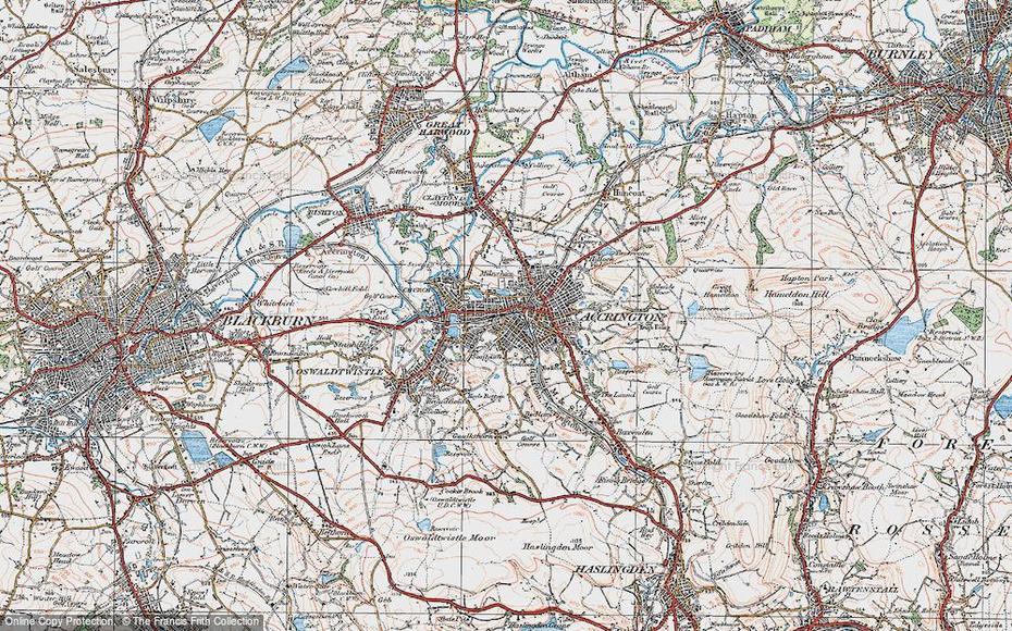 Old Maps Of Accrington, Lancashire – Francis Frith, Accrington, United Kingdom, Abingdon Virginia, Abingdon  Abbey