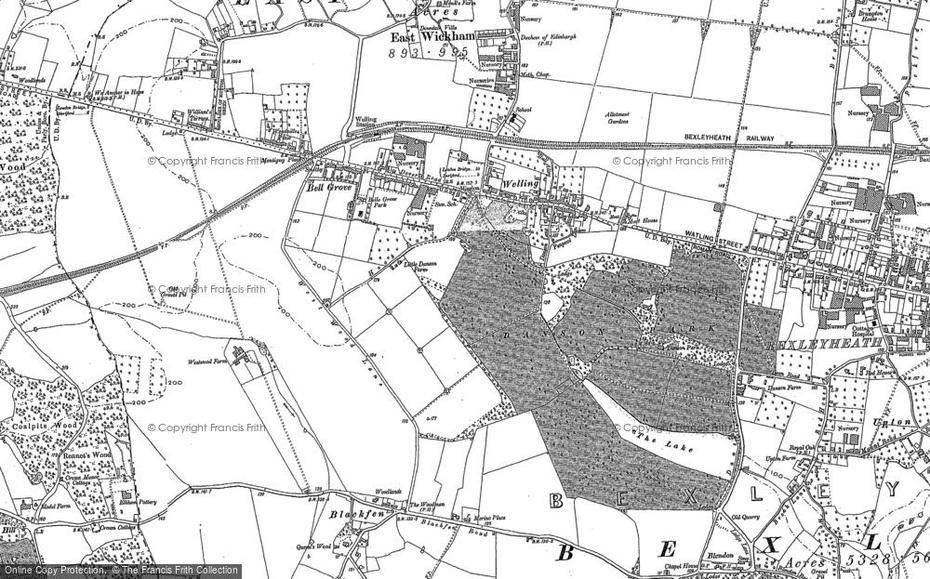 Old Maps Of Welling, Greater London – Francis Frith, Welling, United Kingdom, Waterlooville United Kingdom, Welling Kent Uk