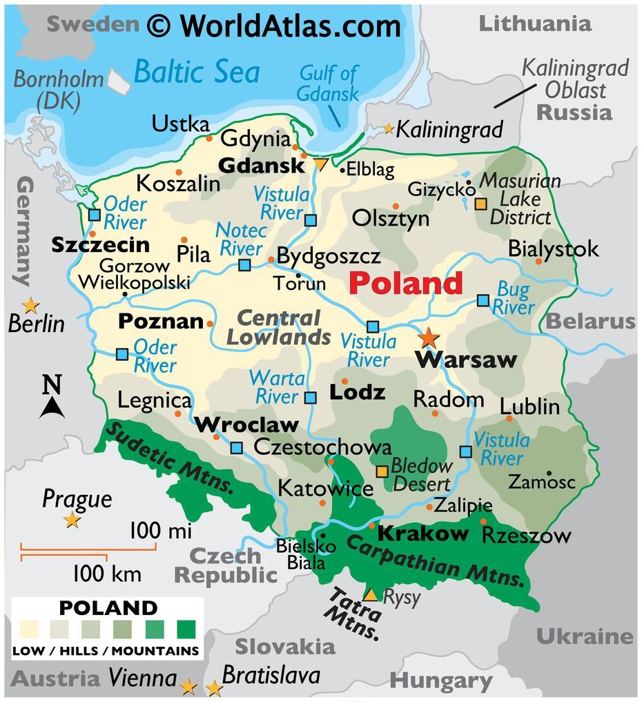 Poland Maps & Facts – World Atlas, Giżycko, Poland, Gierloz Poland, Gizycko  Miasto