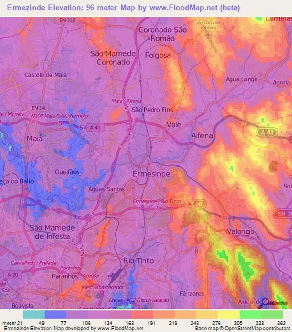 Portugal Cities, Portugal  English, Topography, Ermezinde, Portugal