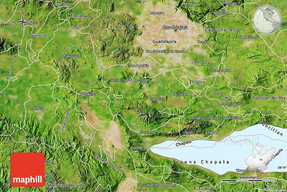 Satellite Map Of Tlajomulco De Zuniga, Tlajomulco De Zúñiga, Mexico, Fotos De Tlajomulco, Santa Cruz De Las Flores Jalisco