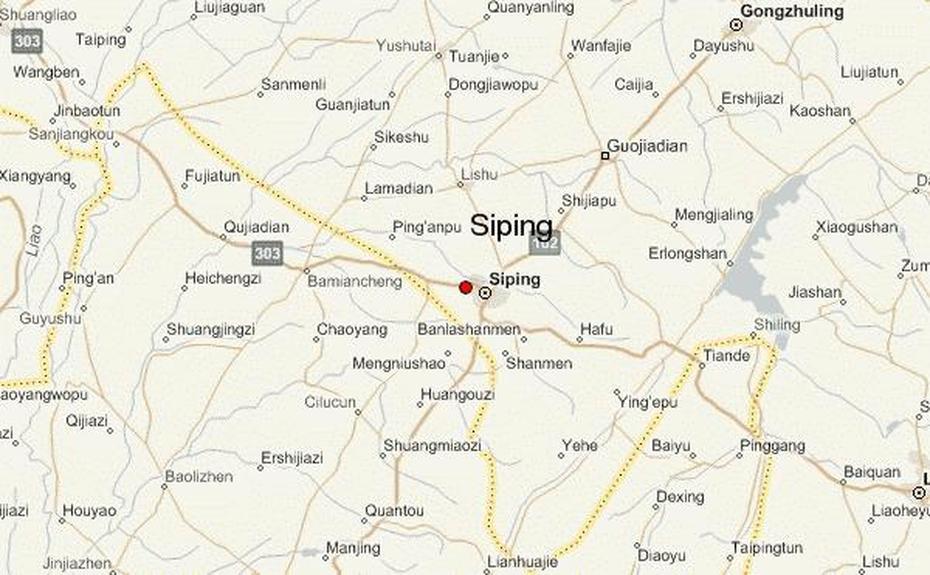 Siping Location Guide, Siping, China, Jilin City China, Jilin