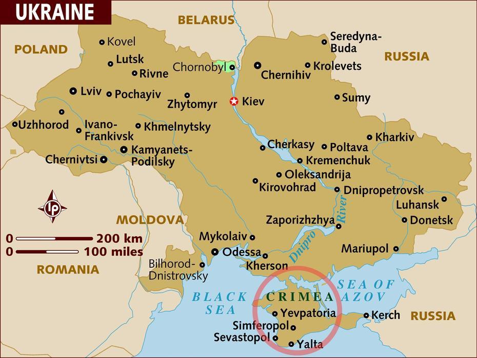 Ukraine Borders, Crimea, Ukraines, Ternivka, Ukraine
