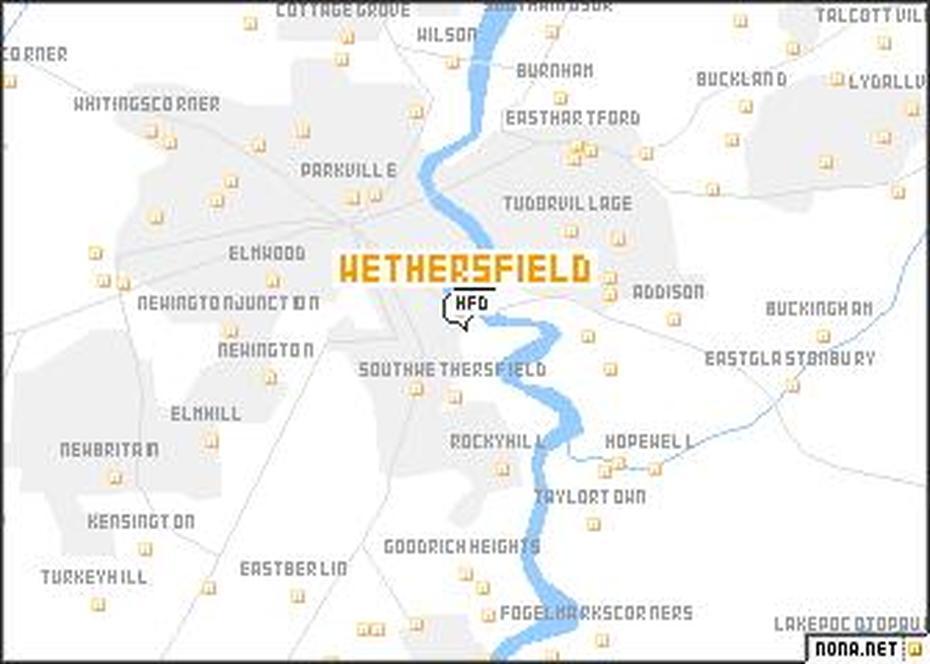 Wethersfield (United States – Usa) Map – Nona, Wethersfield, United States, Raf Wethersfield England, Wethersfield Ct