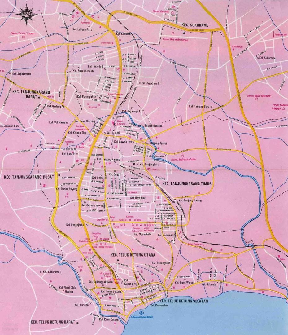 Amazing Indonesia: Bandar Lampung City Map, Bandar Lampung, Indonesia, Lampung Sumatra, Lampung Airport