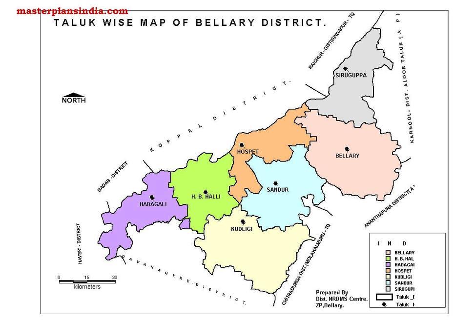 Bellary Taluk Wise Map Pdf Download – Master Plans India, Bellary, India, Bellary Airport, Bellary District