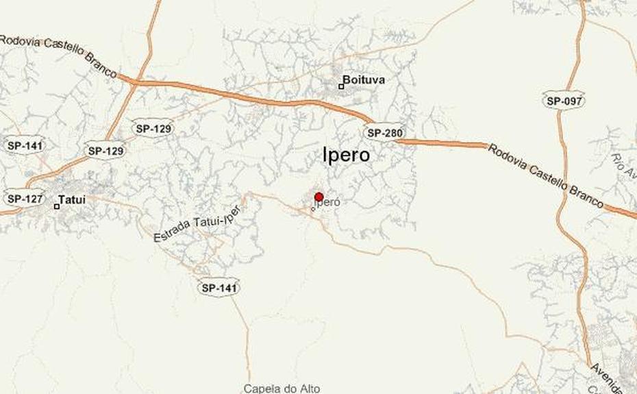 Of Brazil With Cities, World  Of Brazil, Location Guide, Iperó, Brazil