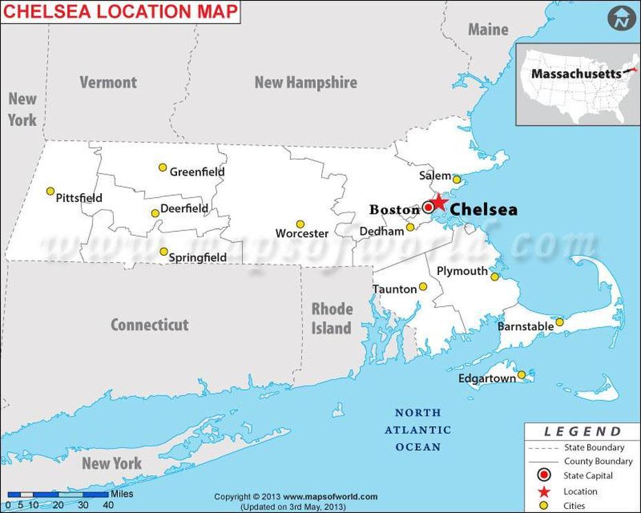 Where Is Chelsea, Massachusetts, Chelsea, United States, United States World, Basic United States