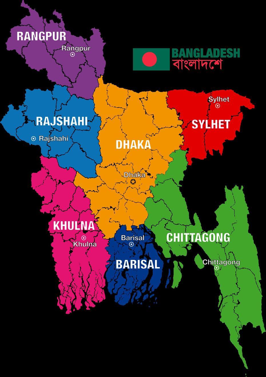 Clipart – Bangladesh Political Map, Hatibanda, Bangladesh, Bangladesh  With District, Pakistan Bangladesh