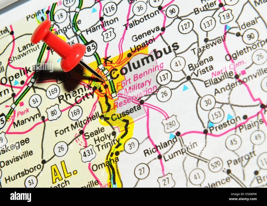Columbus On Us Map Stock Photo – Alamy, Columbus, United States, United States  Ohio, Oh United States
