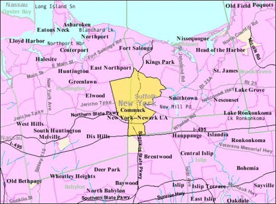 Commack-Map – Locksmith Men, Commack, United States, Town Of Commack Ny, Warwick New York