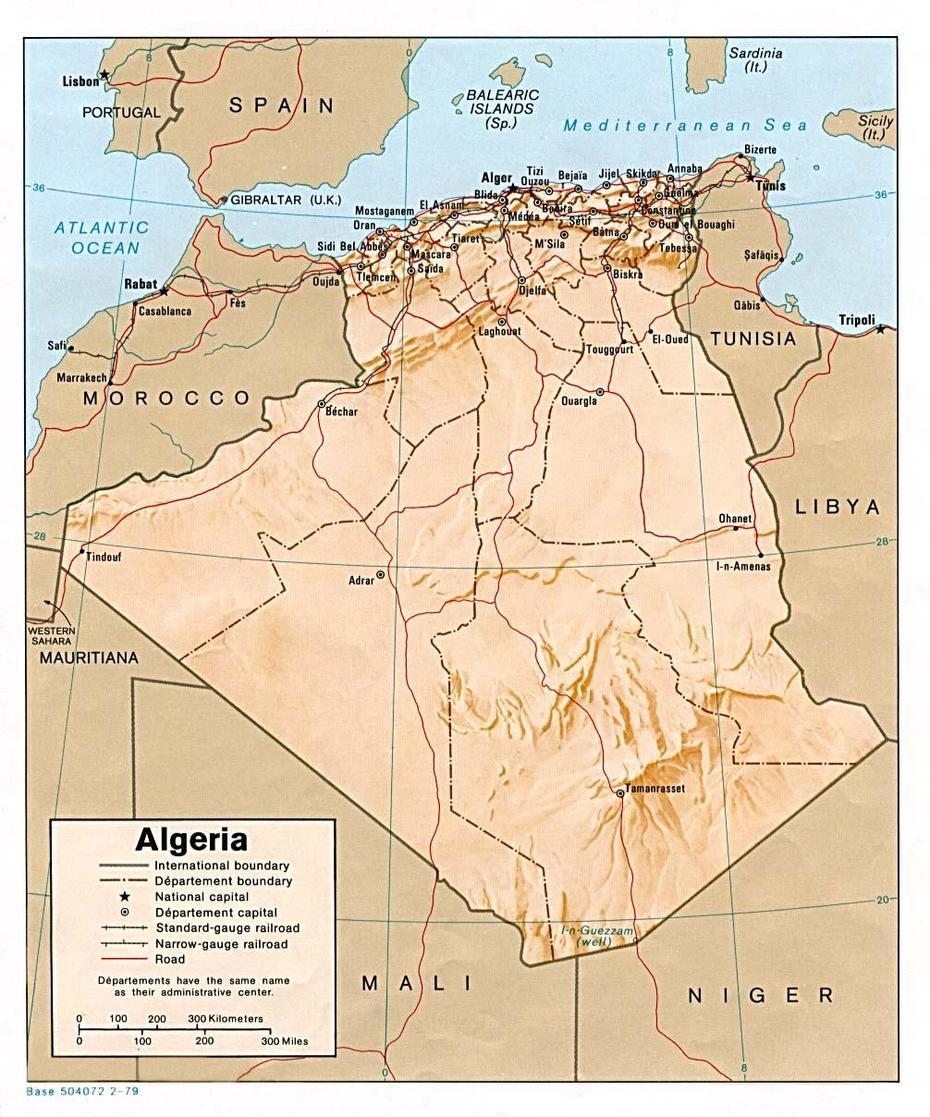 Free Download Algeria Maps, Timizart, Algeria, Algiers, French Algeria