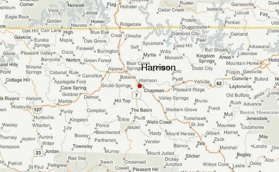 Guia Urbano De Harrison, Arkansas, Harrison, United States, United States  Color, United States  With City