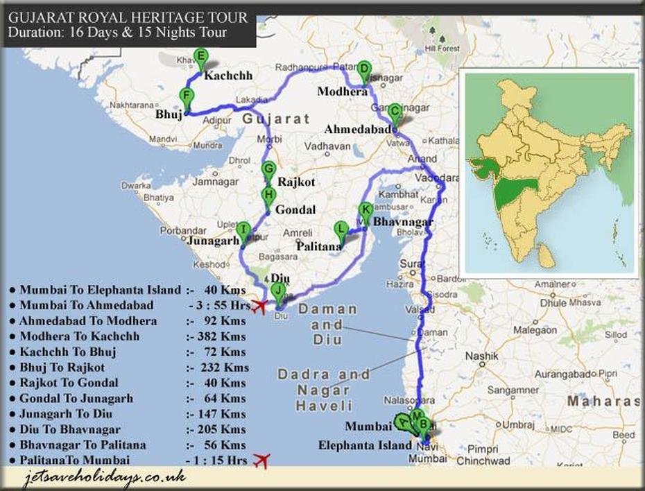 Gujarat Royal Heritage Tour – Jetsave Holidays – Tour & Travels Agency …, Gajendragarh, India, India  Black, Present India