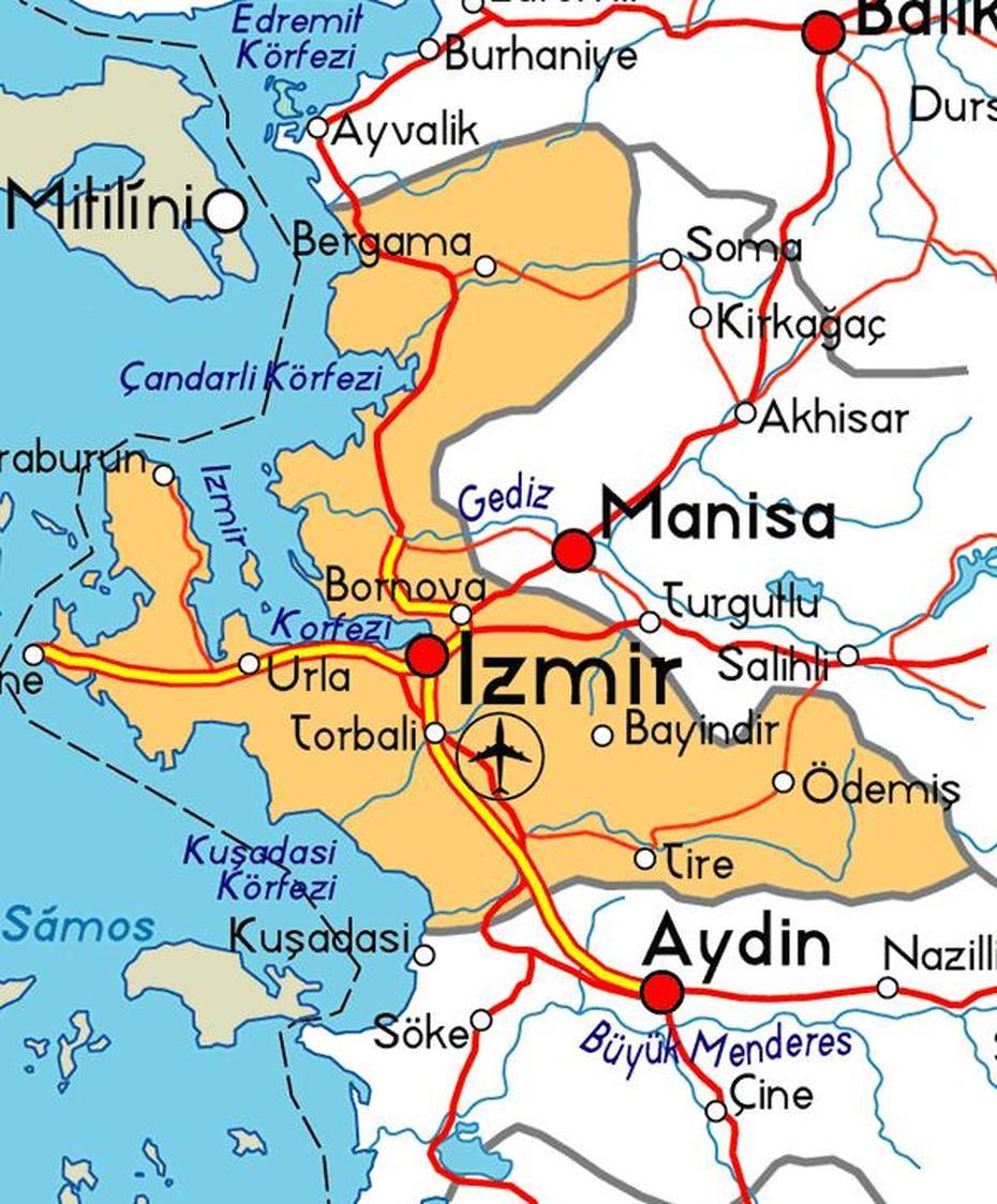 Izmir Map – Turkey, İZmir, Turkey, Belek Turkey, Turkey Capital