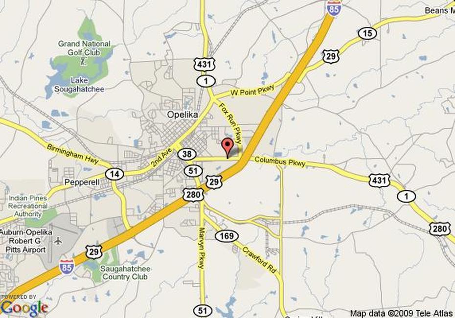 Map Of Opelika Travelodge, Opelika, Opelika, United States, Warrior Alabama, Lee County Alabama