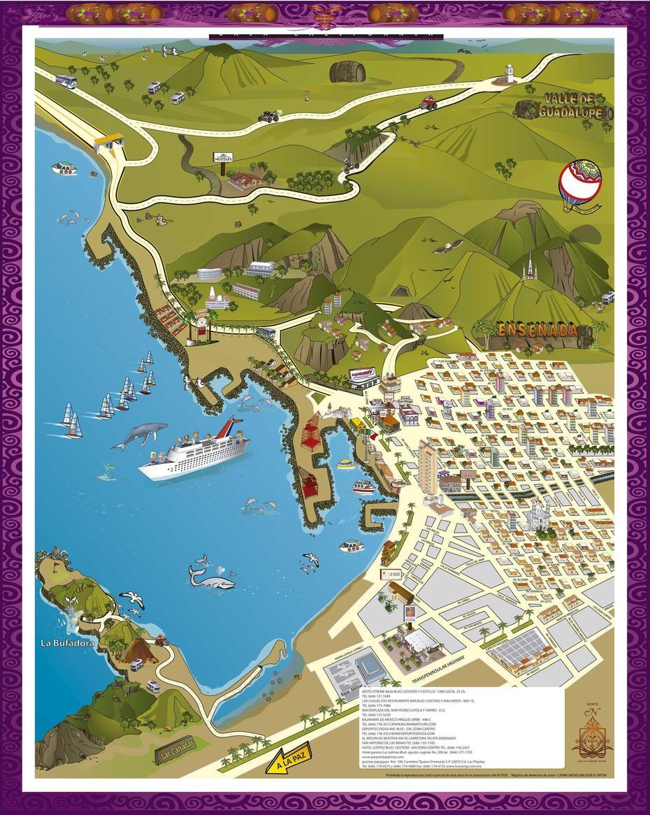 Mapa De Ensenada | Travel, Trip, Ensenada, Ensenada, Mexico, Ensenada Beaches, Ensenada Port