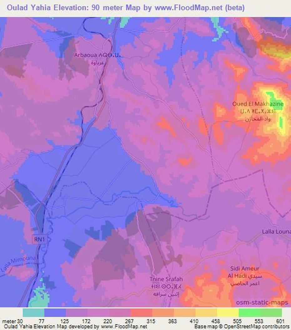 Meknes Morocco, Fez Morocco, Topography, Bahharet Oulad Ayyad, Morocco