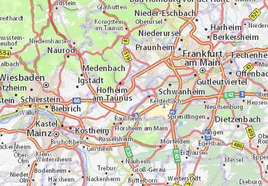 Michelin-Landkarte Hattersheim Am Main – Stadtplan Hattersheim Am Main …, Hattersheim, Germany, Dr Martin Hattersheim, Hofheim Am Taunus Germany