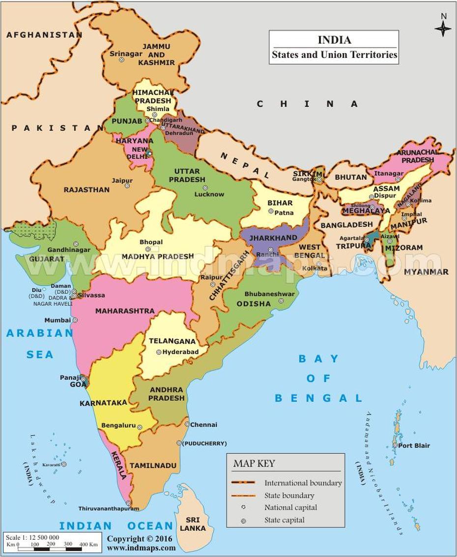 Political Map Of India | India Map, Political Map, Map, Uttamapālaiyam, India, Tamil Nadu  Dam, Tamil Nadu  Nature