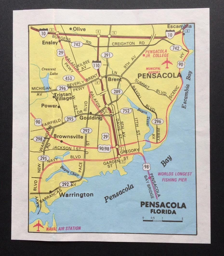 Printable  Of Pensacola Florida, Pensacola Florida Area, Framing Free, Pensacola, United States