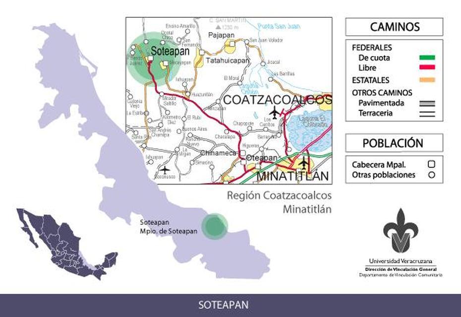 Show  Of Mexico, Large  Of Mexico With Cities, Popolucas, Soteapan, Mexico