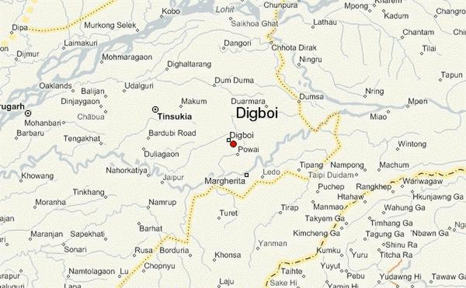 Uttar Pradesh India, Tinsukia  Assam, Location Guide, Digboi, India