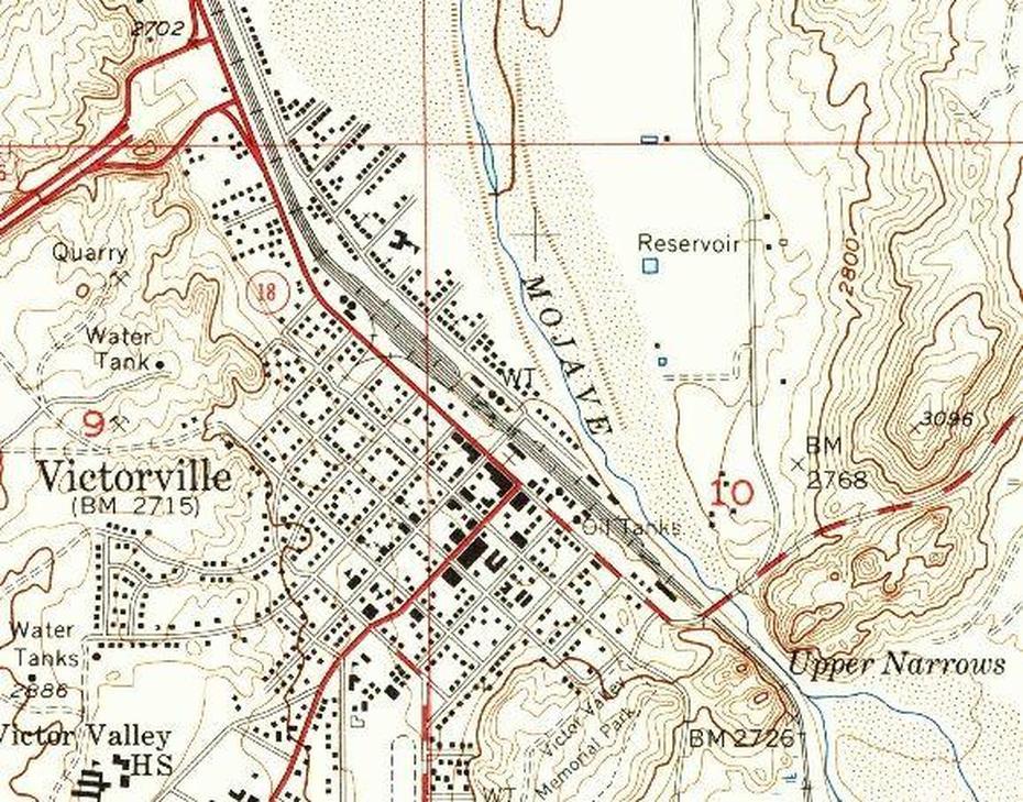 Victorville Layout: Victorville Maps And Full-Size Track Plan Sections, Victorville, United States, Victorville Ca, Victorville California