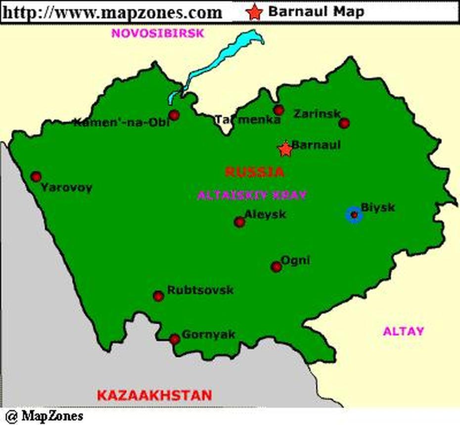 Barnaul Map And Barnaul Satellite Image, Barnaul, Russia, Russia  1600, Tyumen Russia