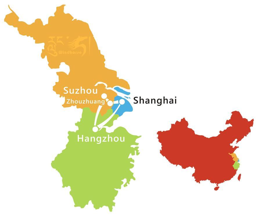 Of China Provinces, China  Colored, Shanghai City, Shuizhai, China