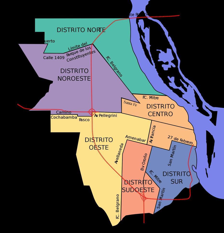 Distritos De La Ciudad De Rosario, Argentina – Rosario | Gifex, Rosario, Argentina, Argentina  With Capital, Puerto Del Rosario Fuerteventura