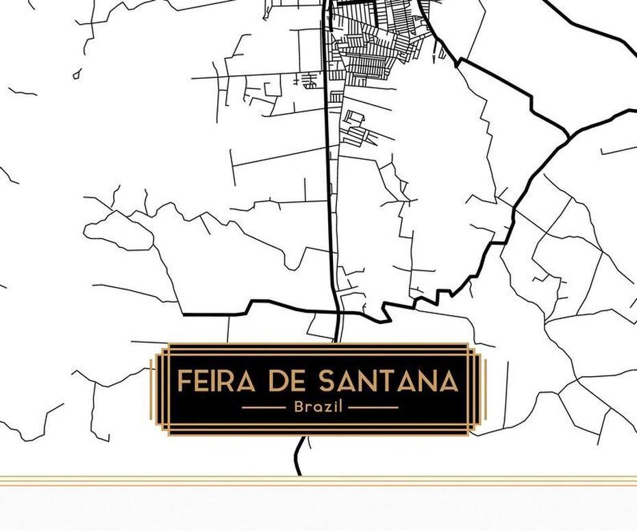 Feira De Santana Brazil Canvas Large Modern Wall Art City Map | Etsy, Feira De Santana, Brazil, Comercial Bahia Feira De Santana, Santana Do Agreste