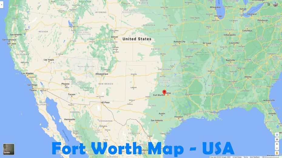 Fort Worth, Texas Map, Fort Worth, United States, Fort Worth Area, Downtown Fort Worth