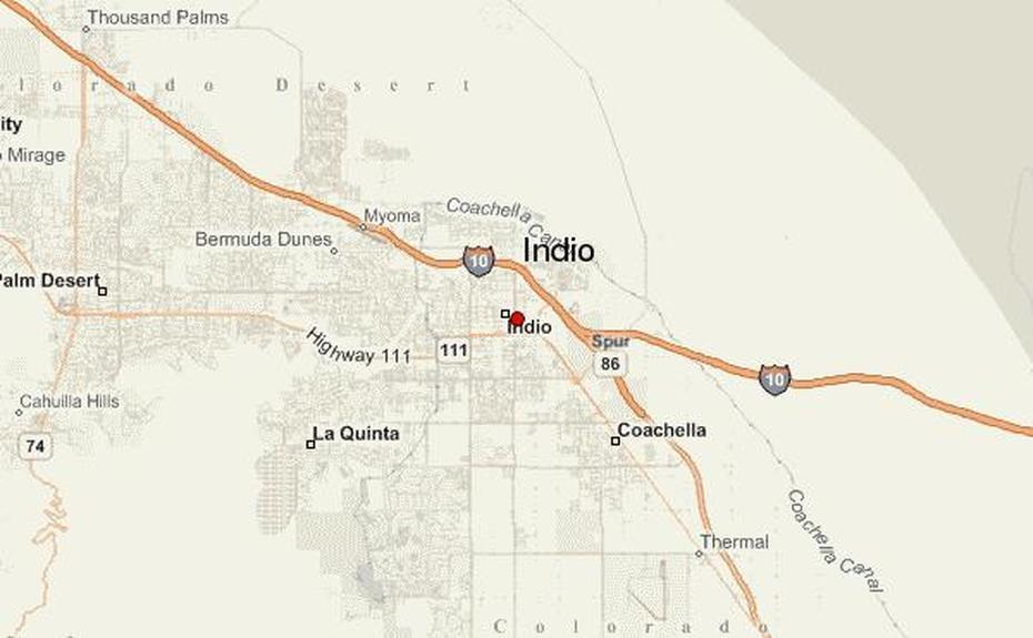 Indio Area, Palm Springs California, Guide, Indio, United States