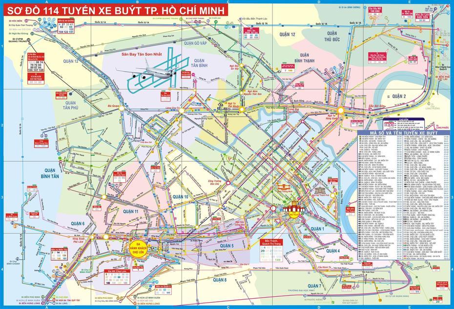 Large Detailed Tourist Map Of Ho Chi Minh City. Ho Chi Minh City Large …, Ho Chi Minh City, Vietnam, Ho Chi Minh City Hotels, Ho Chi Minh Street