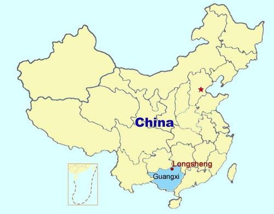 Longsheng Map | Downloadable Longji Rice Terraces Map 2021, Luocheng, China, China  By Province, China  With Flag