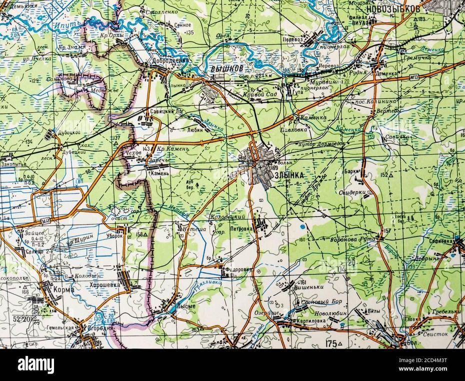 Map Russia Old High Resolution Stock Photography And Images – Alamy, Novozybkov, Russia, Klintsy Russia, Babushkas Of  Chernobyl