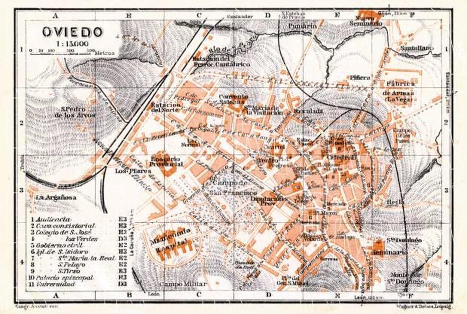 Old Map Of Oviedo In 1929. Buy Vintage Map Replica Poster Print Or …, Oviedo, United States, Oviedo High School, Destin Florida