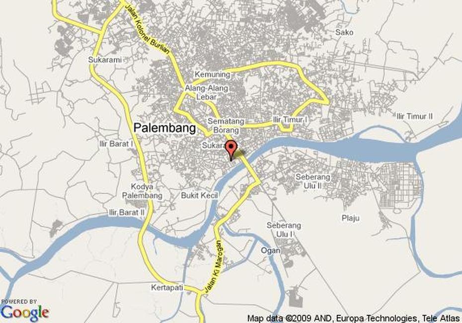 Palembang Map And Palembang Satellite Image, Palembang, Indonesia, Makassar Indonesia, Ampera Palembang