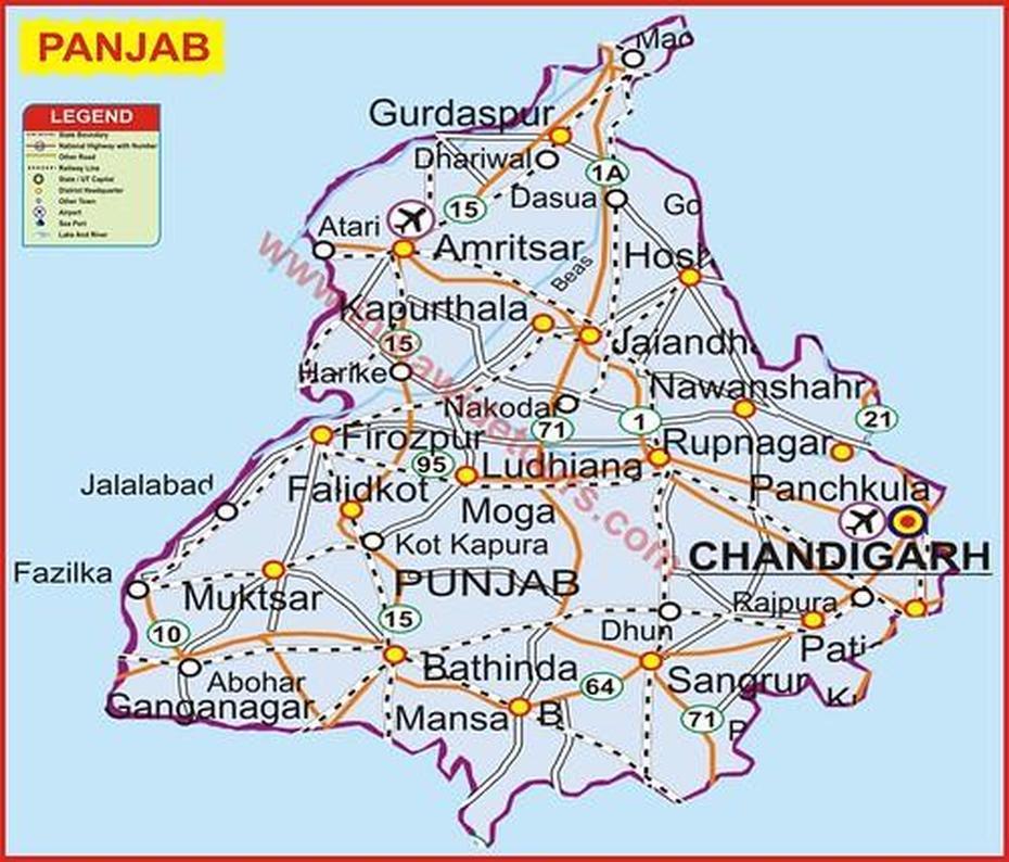 Panjab | Map Of India Tourist Map Of India Map Of Arunachal … | Flickr, Panchānandapur, India, India  World, India  Kids