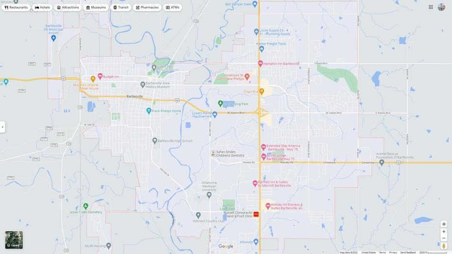 Bartlesville, Oklahoma Map, Bartlesville, United States, Bartlesville Oklahoma, Bartlesville Ok