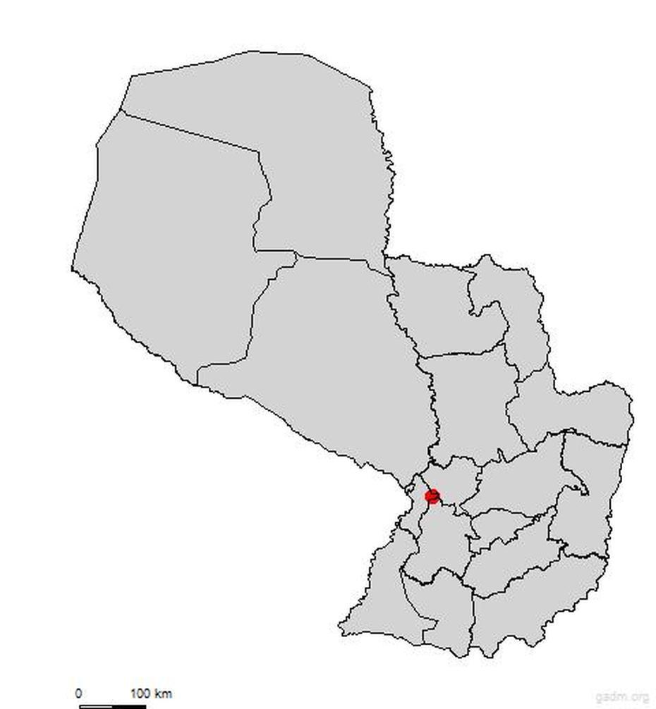 Gadm, Ypacaraí, Paraguay, Paraguay On World, Chaco Paraguay