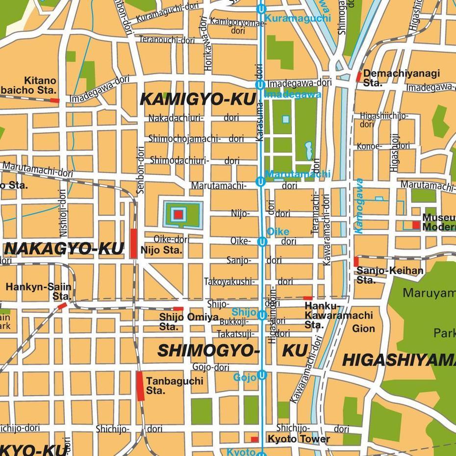 Kyoto City Map / Map Of Kyoto – Kyoto Was The Capital Of Japan For Over …, Kyōto, Japan, Osaka Kyoto, Ancient Kyoto