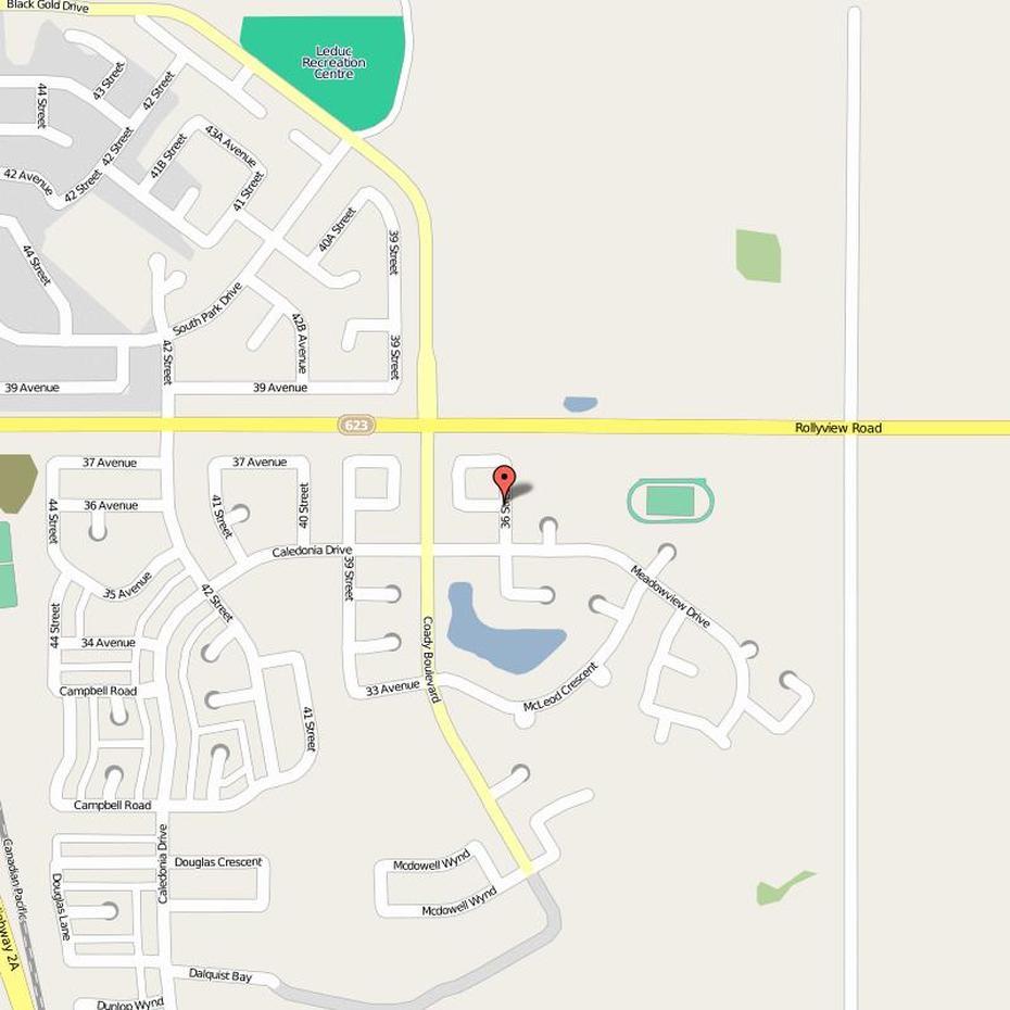 Leduc Map Edmonton – Toursmaps, Leduc, Canada, Leduc County, City Of Leduc