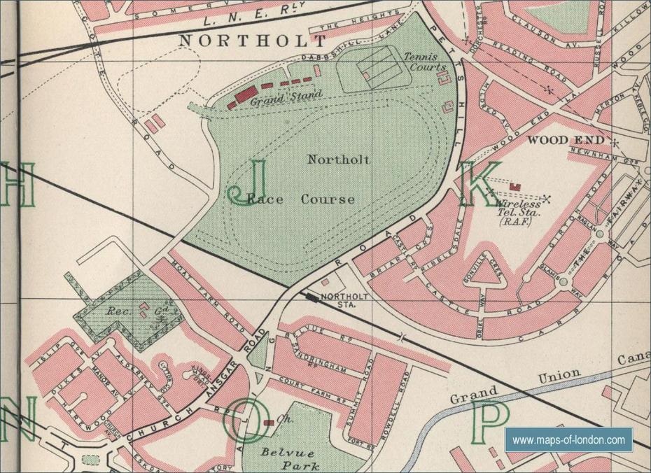 Map Of Northolt, London, Northolt, United Kingdom, Greenford London, South  Harrow