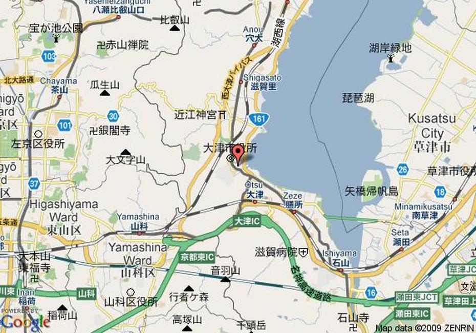 Map Of Otsu Prince Hotel, Otsu, Ōtsu, Japan, Where Is Japan Located On The World, Ema  Japan
