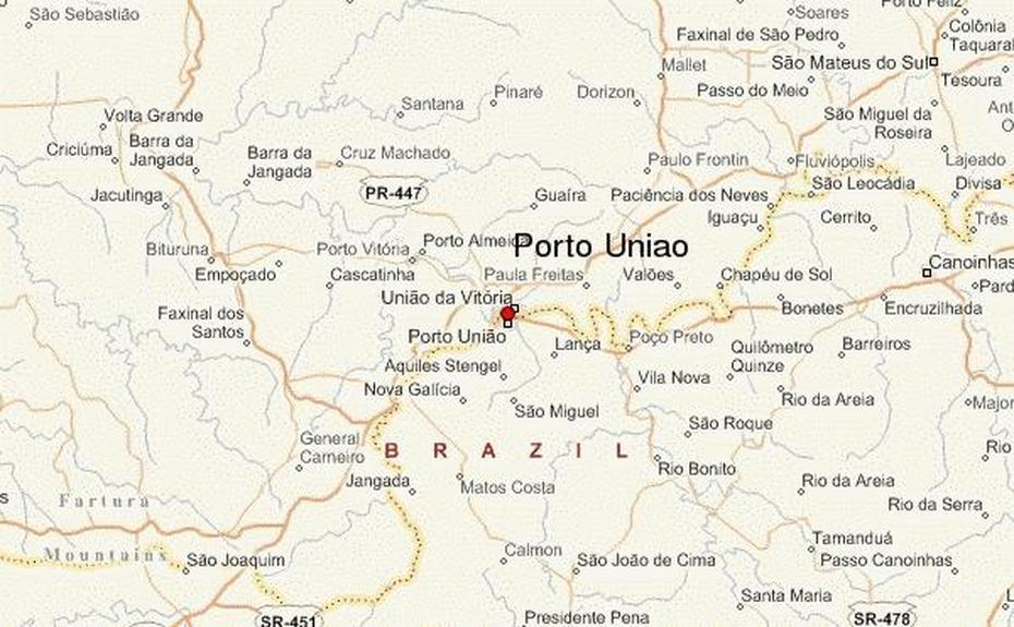 Porto Uniao Location Guide, Pôrto União, Brazil, Porto Alegre Brazil, Gramado Brazil