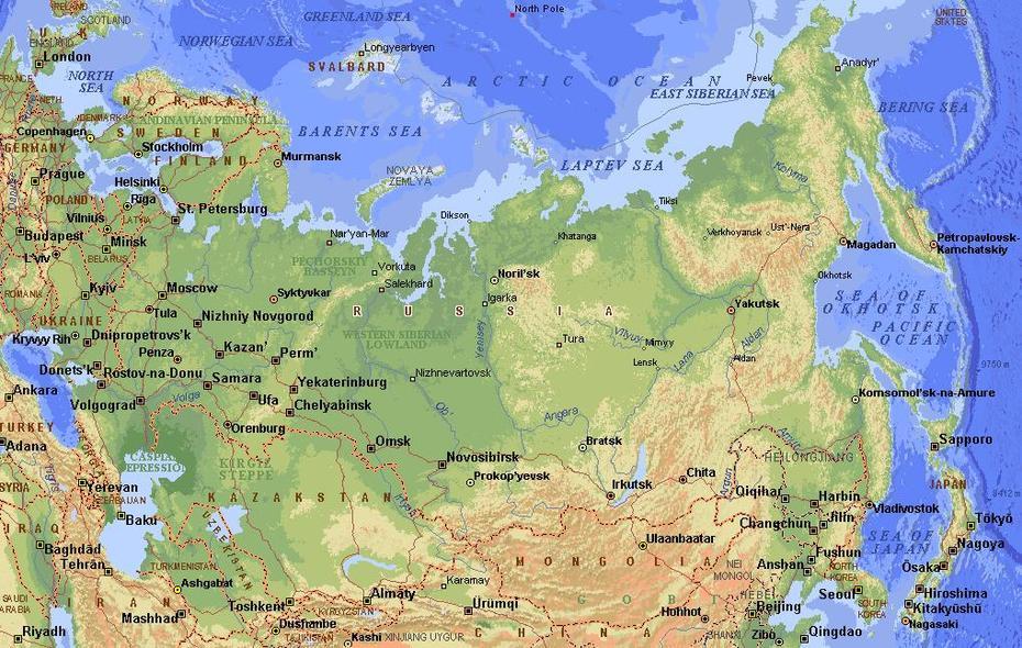 Russia Map – Toursmaps, Kolchugino, Russia, Russia  Cartoon, Russia  In World