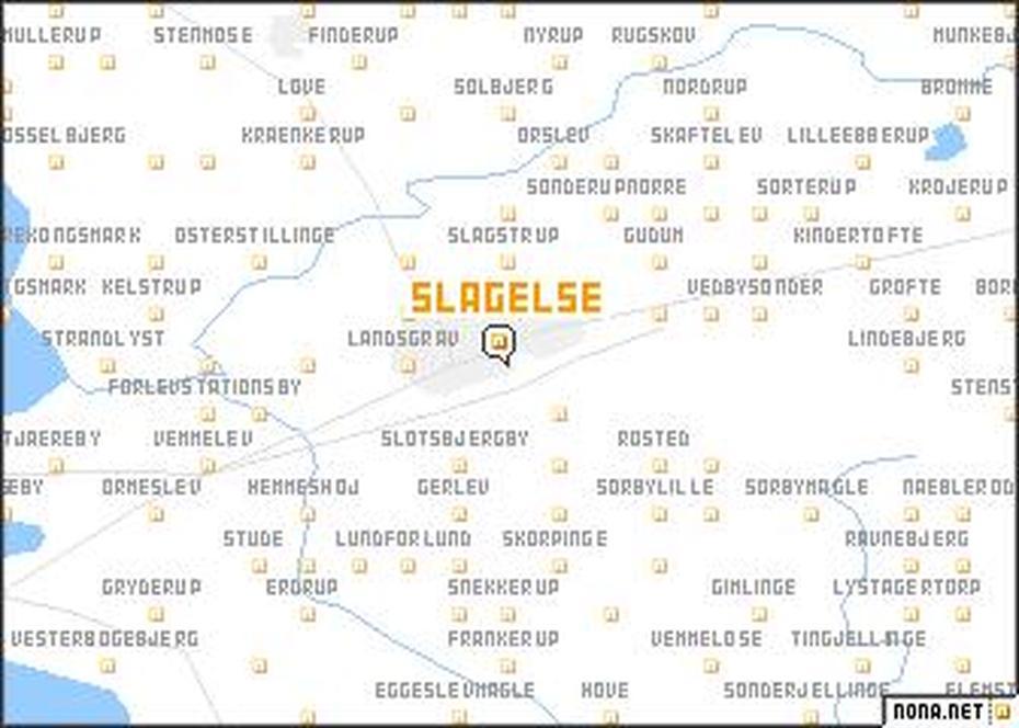 Slagelse Map And Slagelse Satellite Image, Slagelse, Denmark, Denmark Europe, Mid Century  Daybed