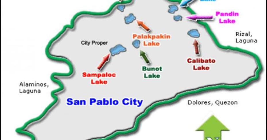 Tacloban City, Topographic  Philippines, Lakes, San Pablo, Philippines